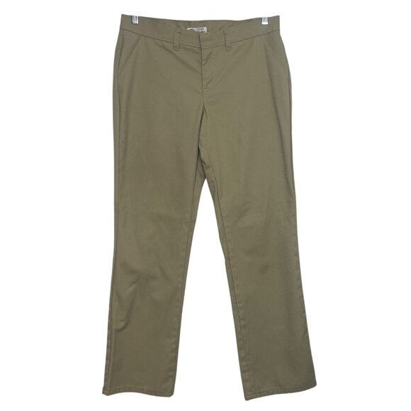 Dickies Durable Pants Womens Size 10 Tan Relaxed Fit Workwear - Picture 2 of 10